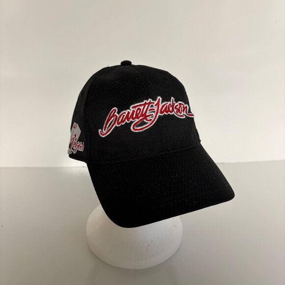 Barrett-Jackson 2017 Las Vegas Black Adjustable Baseball Cap Embroidered Design - Picture 1 of 7